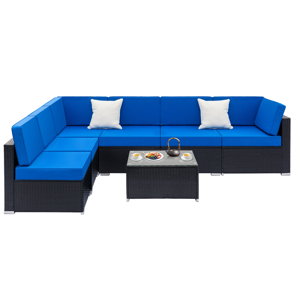 fully-equipped-weaving-rattan-sofa-set-with-2pcs-middle-sofas-4pcs-single-sofas-1-pc-coffee-table-black-embossed-woven-rattan
