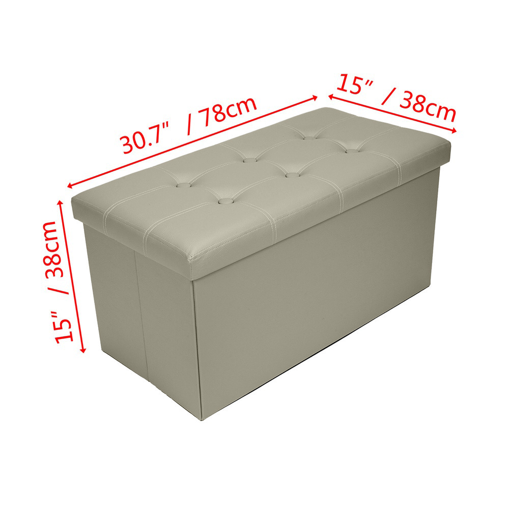 practical-pvc-leather-rectangle-shape-with-leather-button-footstool-grey