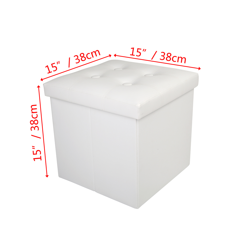 38-38-38-pvc-leather-square-shape-storage-ottoman-concave-surface-white